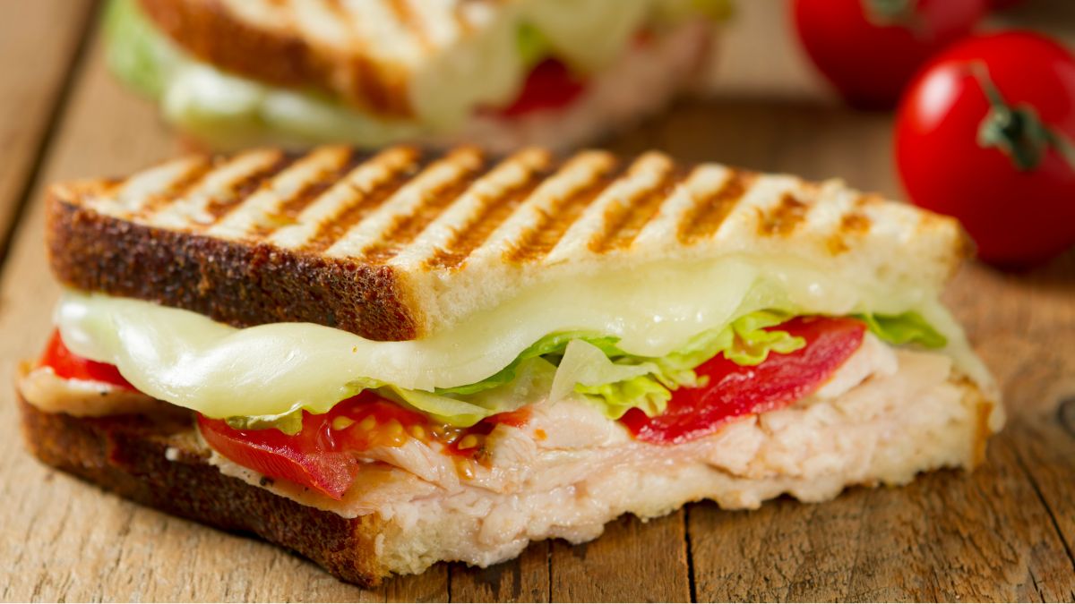 turkey panini With Deviled Eggs