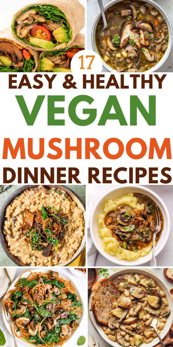 vegan mushroom dinner ideas