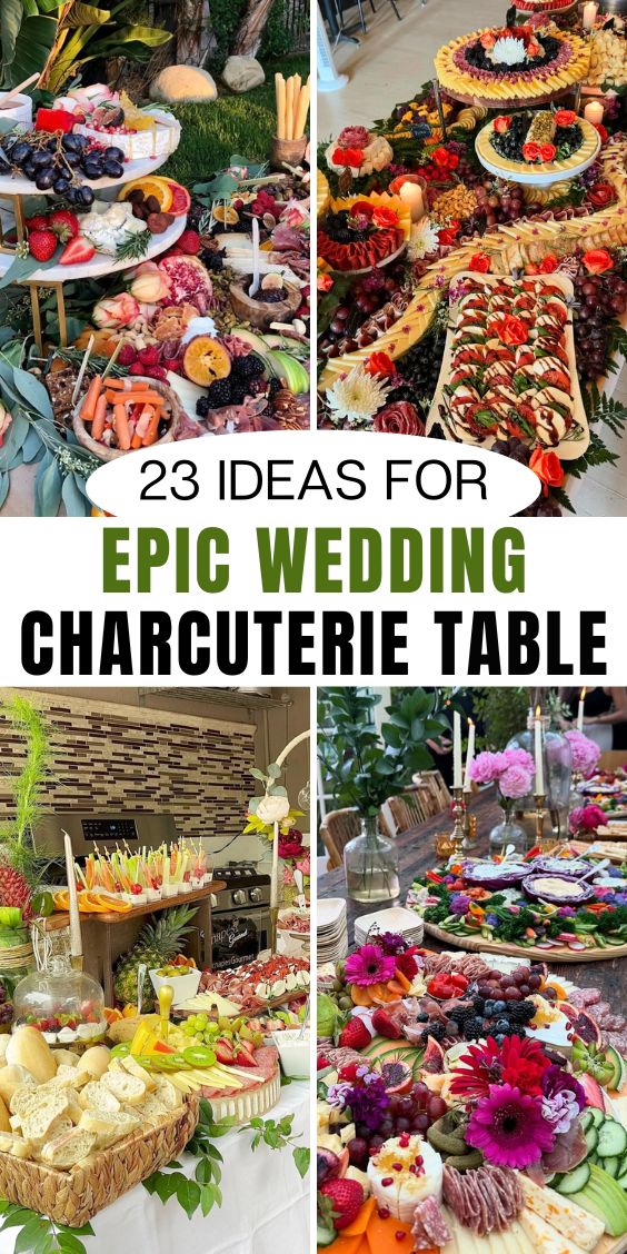 wedding CHARCUTERIE table ideas