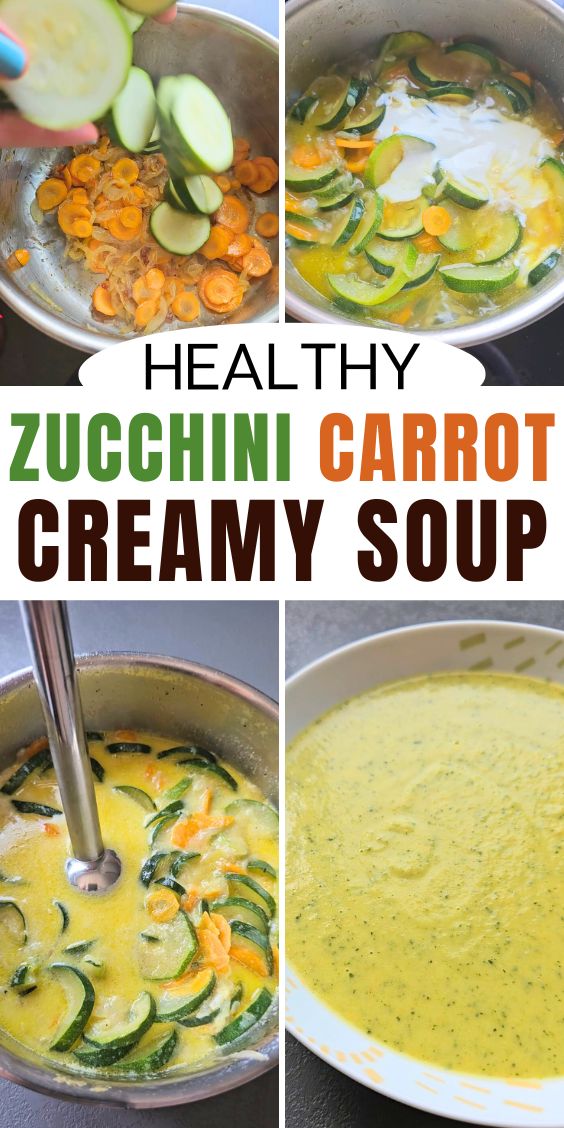 zucchini carrot creamy soup